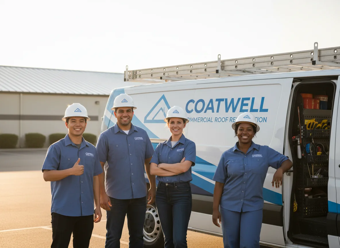 Commercial roof coating company in Buda, TX